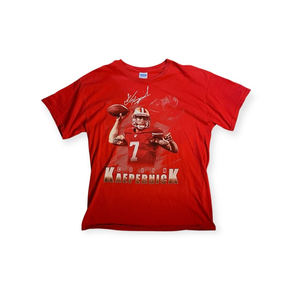 Rare Red Collin Kapernick San Francisco 49ers Tee Shirt